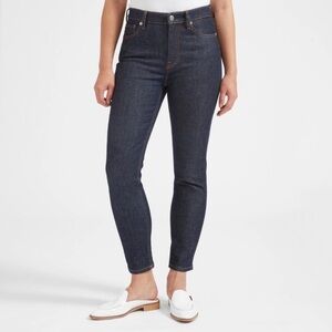 Everlane High Rise Skinny Deep Indigo Jeans Denim size 31